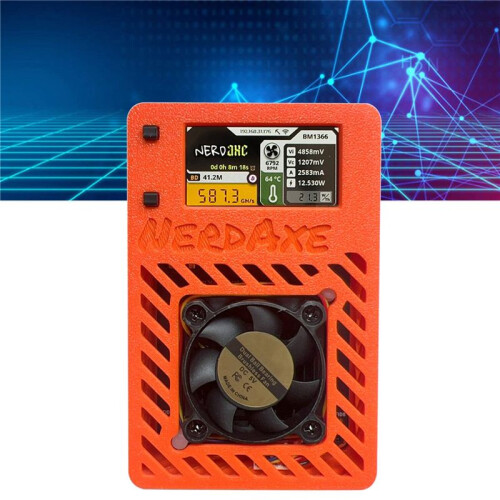 NerdAxe Miner Nerdminer 500Gh/S S19XP BM1366 ASIC para Bitaxe Bitcoin  Miner com Tela de 1,9 Polegadas Plugue Do Reino Unido 2