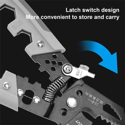 Electrical Wire Strippers Multifunctional Winding Wires Cable Crimper Wire Clippers Professional Wire Crimping Tool 2