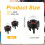 2pcs Snap in Primer Bulb Pump, Carburetor Primer Bulb Replacement Primer Bulbs Trimmer Blower 7