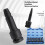 10PCS Wrench Break Wire Extractor Screw Extractor Screw Stud Extractor Damaged Extractor Drill Bit Set 3
