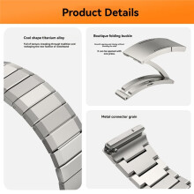 Correa de Aleación de Titanio para  Watch GT5 Pro 46 mm Correa de Reloj de Liberación Rápida Pulsera Sin Espacios Correa de Titanio de Lujo C