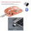 Transparent Wireless Mouse Dual Mode 2.4G  Rechargeable Mouse Noiseless Cordless Computer Mice for PC Laptop C 5