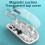 Transparent Wireless Mouse Dual Mode 2.4G  Rechargeable Mouse Noiseless Cordless Computer Mice for PC Laptop C 6