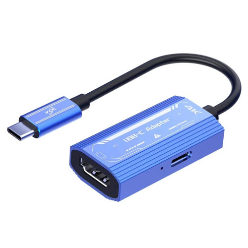 Adaptador USB Tipo C para  Compatível com Óculos XREAL/ Air AR, Conversor 4K@60Hz para //
