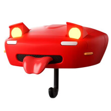 Auto-Schlüsselhalter mit Offenem Scheinwerfer und Licht, Schlüsselaufhänger, Kreative Wandhalterung, Schlüsselhaken für Flur und Eingang, Rot