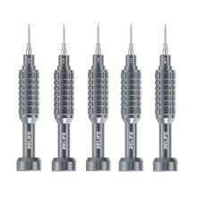 RELIFE RL-730A 5PCS Screwdriver Strong Magnetic Suction, Extra Hard S2 Steel Bit Repair Tools