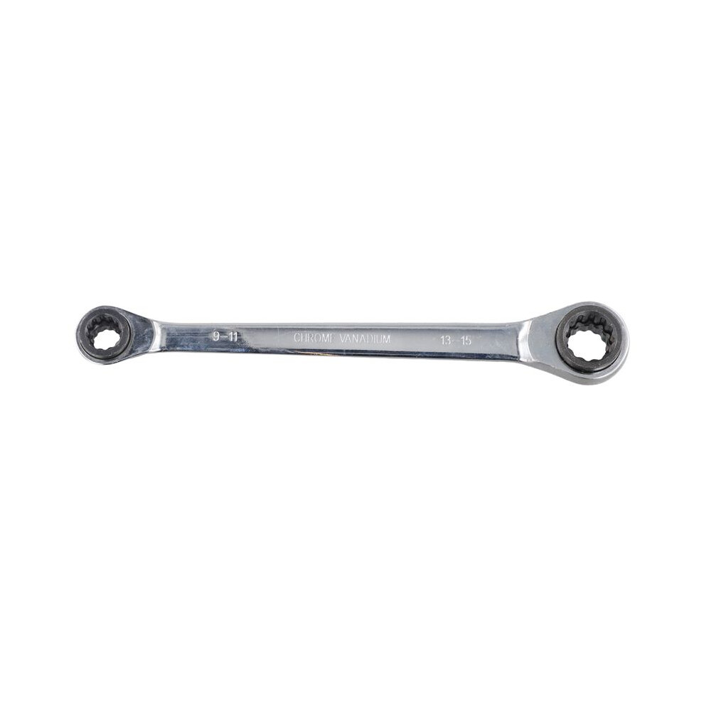 Ratchet Wrench Double End Ratchet Wrench Four-Purpose Ratchet Wrench Auto Repair Multi-Purpose Wrench 9X11-13X15mm 6031492710607
