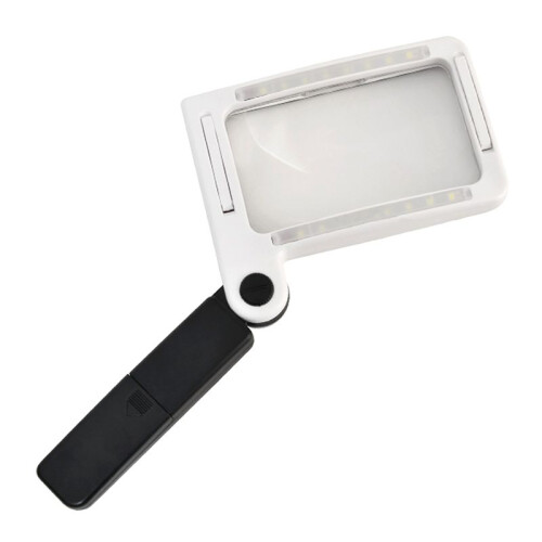 Loupe de Lecture Professionnelle 3,5x avec 16 LED pour Lecture.