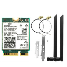 BE200 WiFi 7 Card+8DBi Antenna 2.4G/5G/6Ghz  5.4 WiFi Adapter 8774Mbps Wireless Network Card for Win10/11