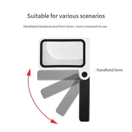 Loupe de Lecture Professionnelle 3,5x avec 16 LED pour Lecture. 1