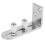 Floor Guide for Bottom Of Sliding Barn Doors Adjustable Wall Mount Stay Roller Guide  Bearings 1