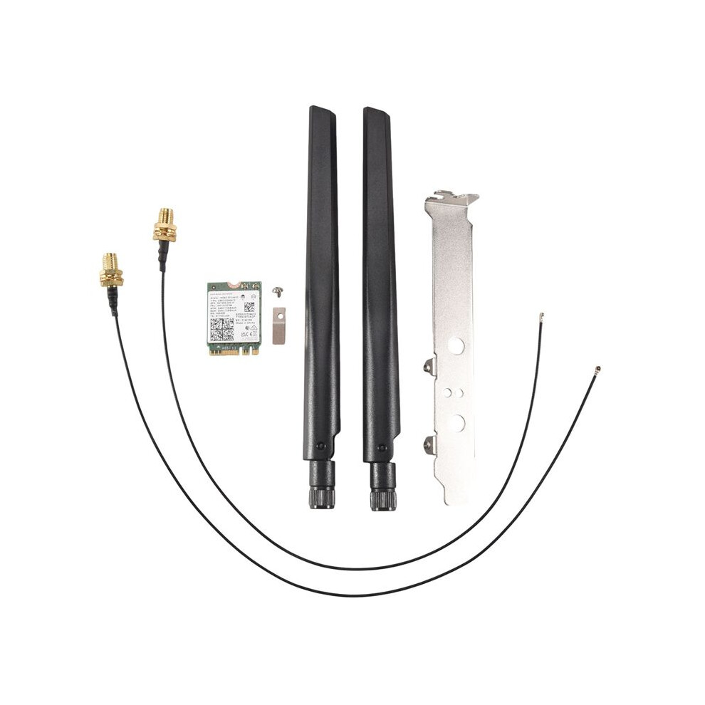 Wifi 6E Desktop Kit For Ax210 5.2 Wifi Card 802.11Ax 2.4Ghz/5Ghz Ax210ngw Wi-Fi 6 Adapter With Antenna 6031269453188