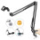 Support de Microphone D'Enregistrement Extensible Support de Support de Bras de Ciseaux de FlèChe de Suspension avec Pince de Montage de Table de 2