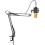 Support de Microphone D'Enregistrement Extensible Support de Support de Bras de Ciseaux de FlèChe de Suspension avec Pince de Montage de Table de 4