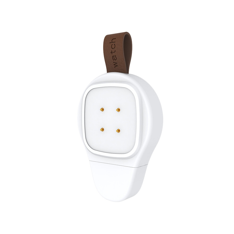 Charger For Versa 3/Sense Watch Portable Usb Interface Watch Charger, White 6031681293270