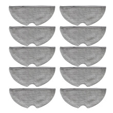 10Pcs Mop Cloth for   D9 Robotic Vacuum Cleaner Accessories Parts Wipes Rag Dishcloth