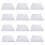 PainéIs AcúSticos Autoadesivos 12 Pack, 12 X 12 X 0,4 Polegadas Acolchoamento à Prova de Som, Painel de AbsorçãO de Som para Casa, Branco 2