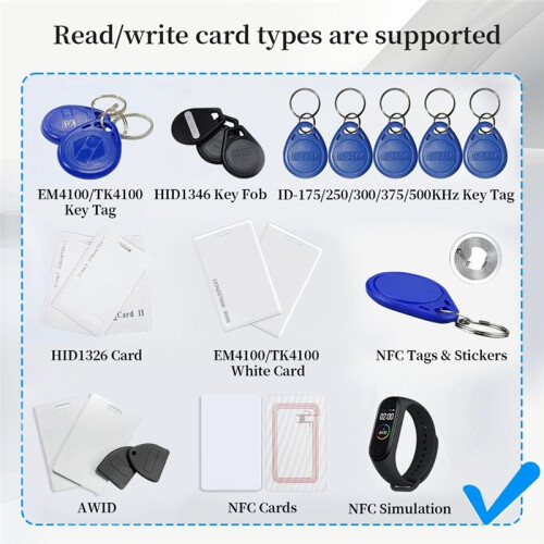 RFID Reader Writer X7 RFID Copier Frequency  Card Reader ID IC Elevator Card RFID Writer for Access Control System 2