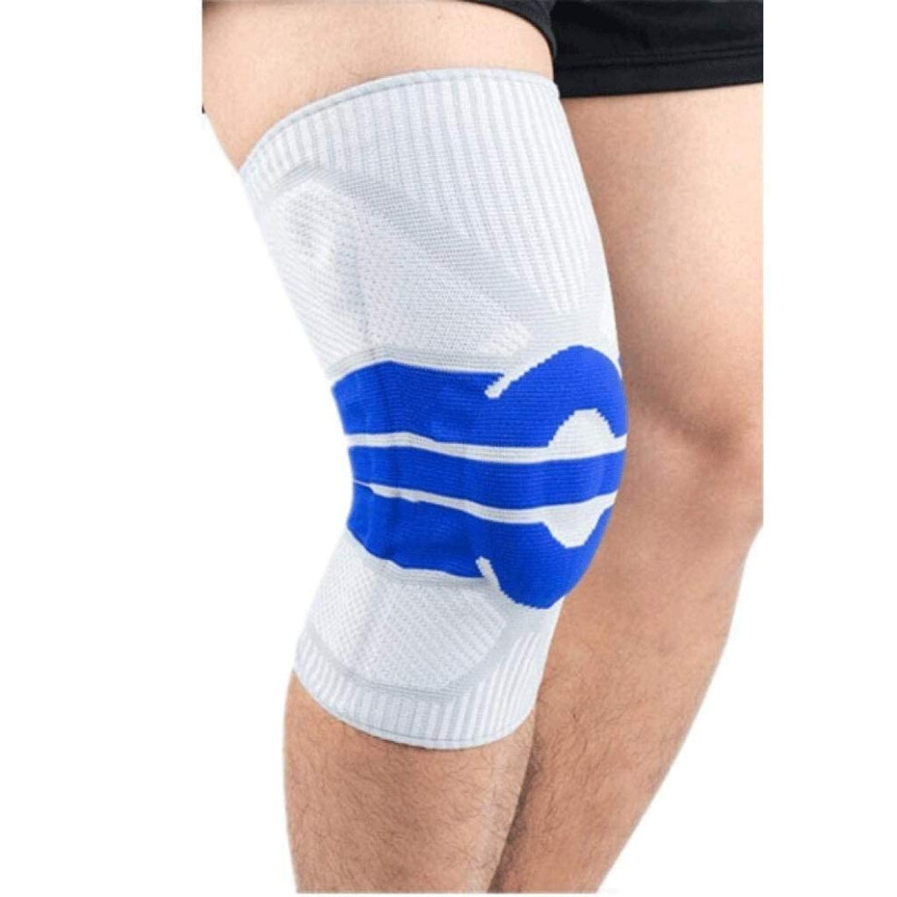 White Knee Support Open Patella Adjustable Knee Brace Size M For Arthritis Acl Meniscus Tear Runners Knee Men & Women