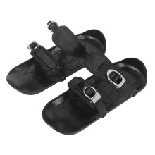 Short Ice Skates With Adjustable Lacing Mini Ski Skates For Ski Competitions