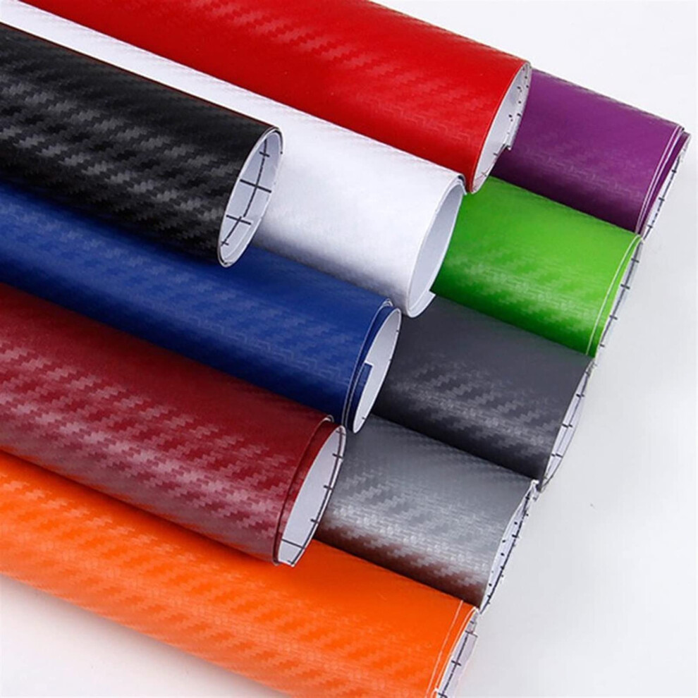 152Cm Carbon Fiber Vinyl Wrap Film For Car Interior Exterior, Waterproof Scratchresistant Black 9199774034241