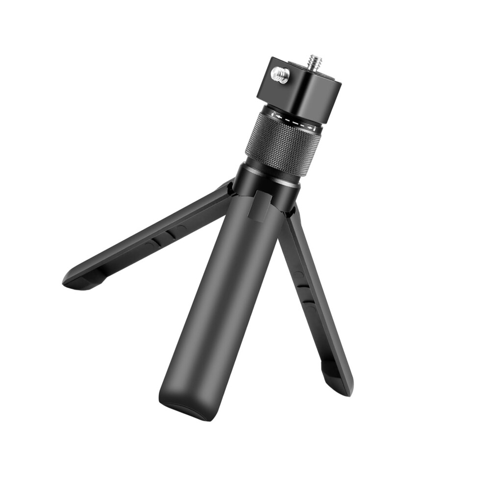 360 Camera Tripod With 360 Rotating Magnetic Handle, Stable Aluminum Desktop Stand For Recording 9382693176202