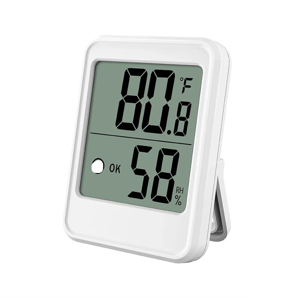 Digital Room Thermometer Hygrometer with Clear Display for Accurate Indoor Temperature and Humidity