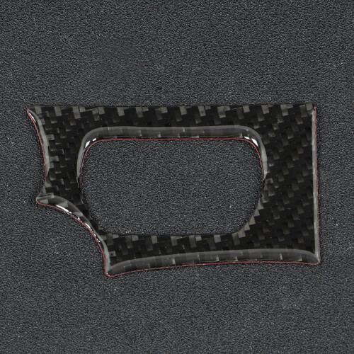 Kohlefaser-Motorstartaufkleber für C6 2005–2007 2