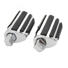 2 pièces de repose-pieds de moto pour autoroute, repose-pieds en aluminium rotatifs et robustes pour le tourisme