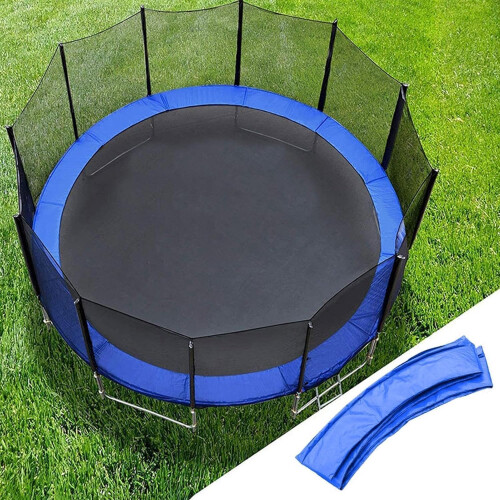 Trampoline Safety Padding 10Ft/8Ft UV Resistant TearResistant Trampoline Cover Replacement 2