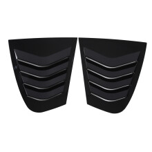 Covervale a specchietto laterale lucido leggero nero e a lamelle per BMW 3 Series F30 2013-2018