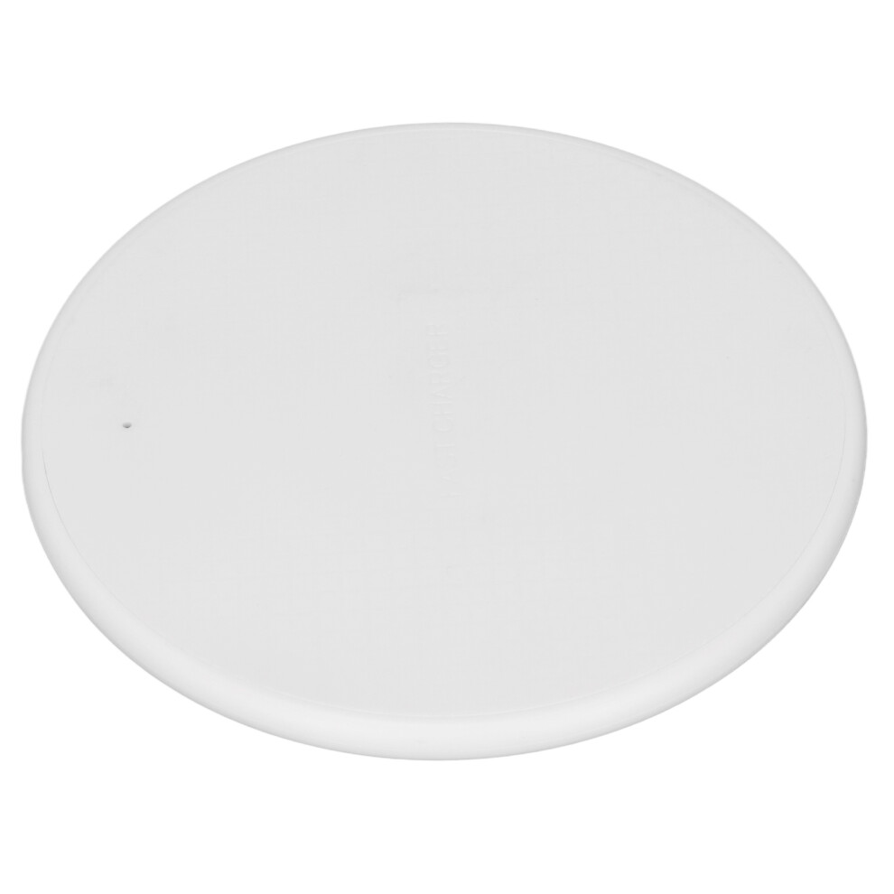 Fast 5W Wireless Charger Portable Plastic 5V 2A Input Cordless White 4611375377756
