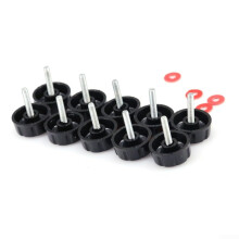 Fishing Reel Handle Screws 10Pack for Most Lure Reel Models Black Handle Cover