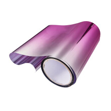 Pink Gradient Car Window Tint Film 1m x 1.5m UV Protection Heat Insulation Explosion Proof for Cars