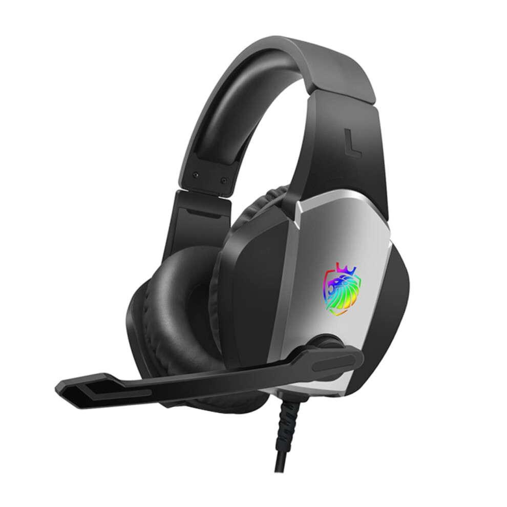 Gaming Headset Soft Earmuffs Noisecanceling Microphone Led For Pc Ps4 Xbox Overear Comfort For Gaming Sessions Light 9347817560169