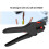 Pelacables autoajustable 0,08-6mm² cortador ABS 8
