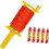 Orange Gardening Line Tool with FiveLevel Precision Measurement and Strength Nylon String 5