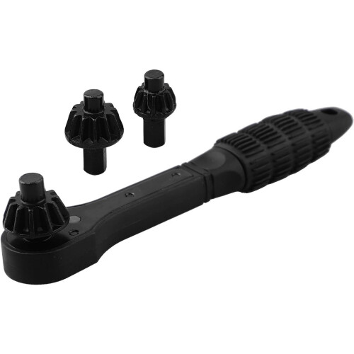 Drill Chuck Key Wrench with Ratchet Rotation Control, MultiSize Magnetic Chuck Lock for Workshop 1