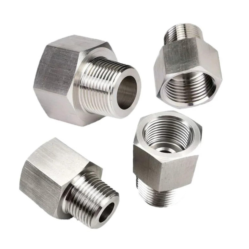 Stainless Steel Thread Adapter M5x0.8 Female To Male Connector 304 Corrosion Resistant Leakproof 9382693178022