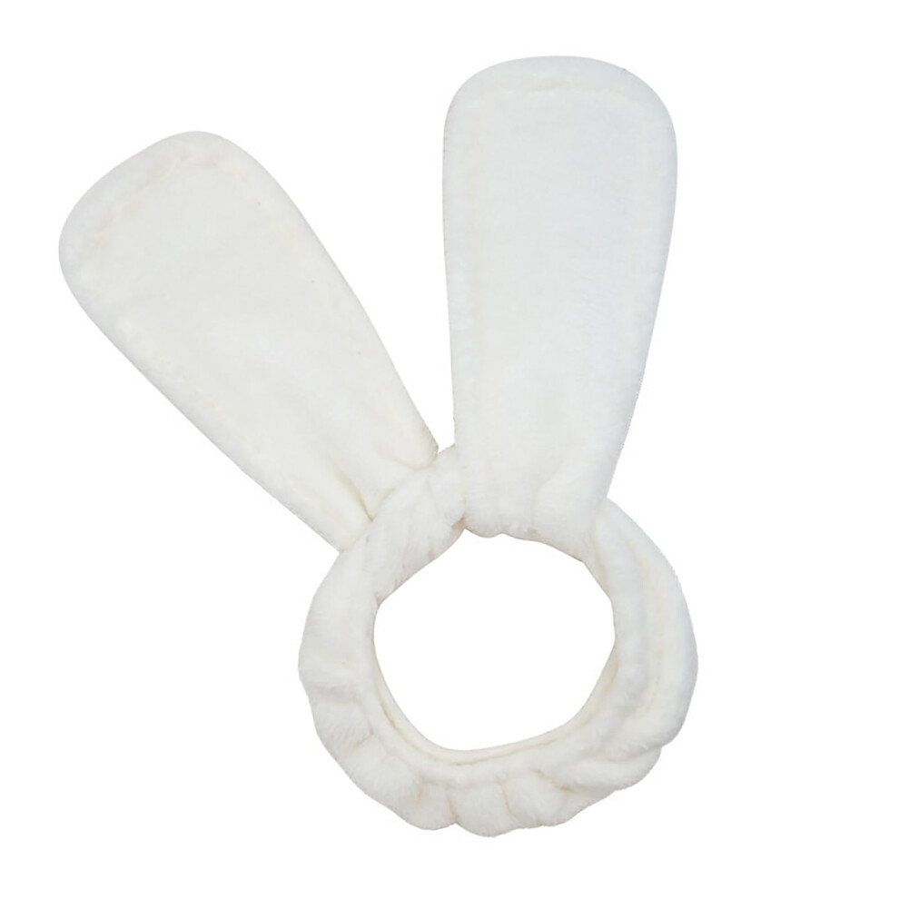 White Heatless Headband Hair Curlers Noheat Overnight Curls Gentle And Safe