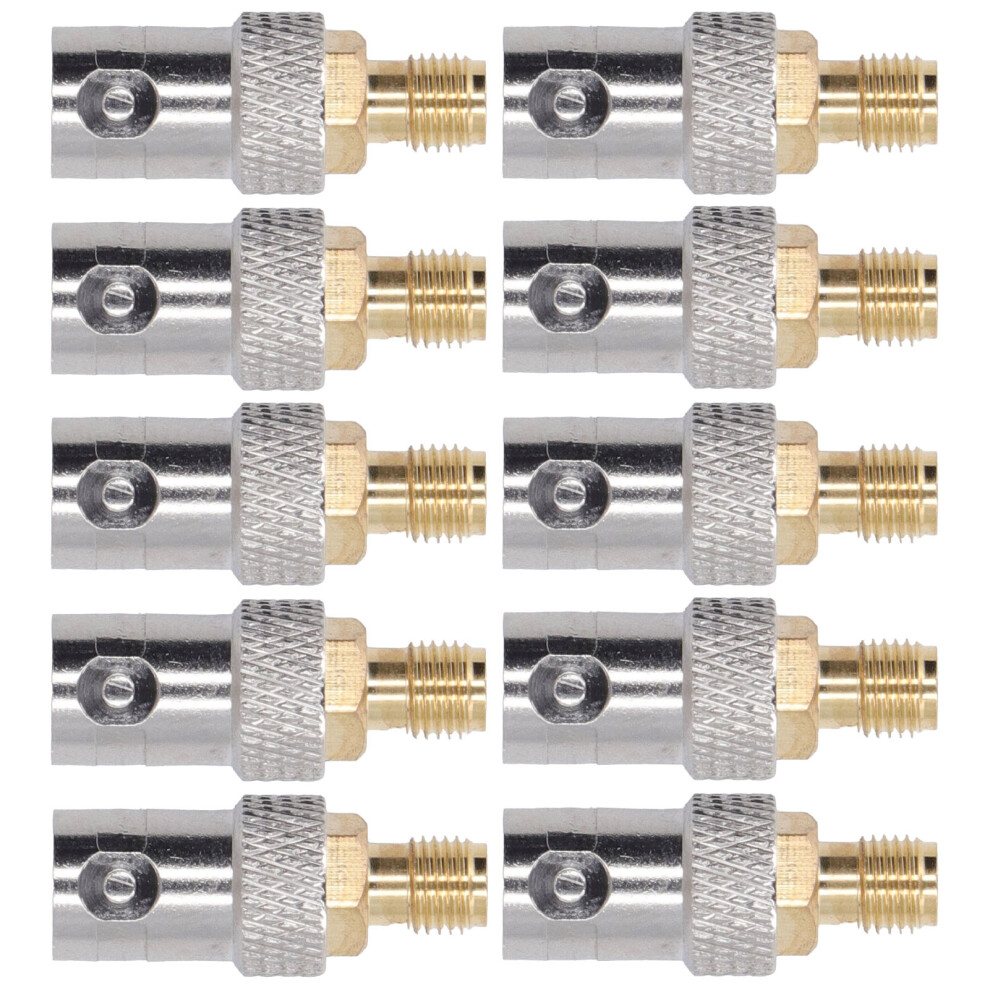 10Pcs Rf Coaxial Adapter Set Sma Female To Bnc Female 50Î© Ofc 8791375383523