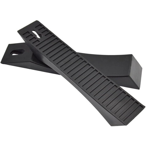 Deadlift Wedge Pads 2pcs Silicone for Quick Plate Changes and Enhanced Lifting Safety Black 2