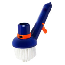 Pool Cleaning Brush with Compact Head for Easy Corner Cleaning, Durable Hot Tub and Pool Accessory