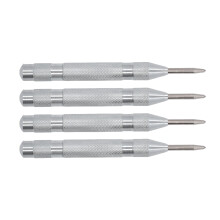 4 Stück Schnellstahlnadeln Set – 5 Zoll, Silber, 4 mm