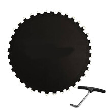 10ft Round Trampoline Mat with 60 Buckles and THook, Elastic Durable PP Replacement Pad