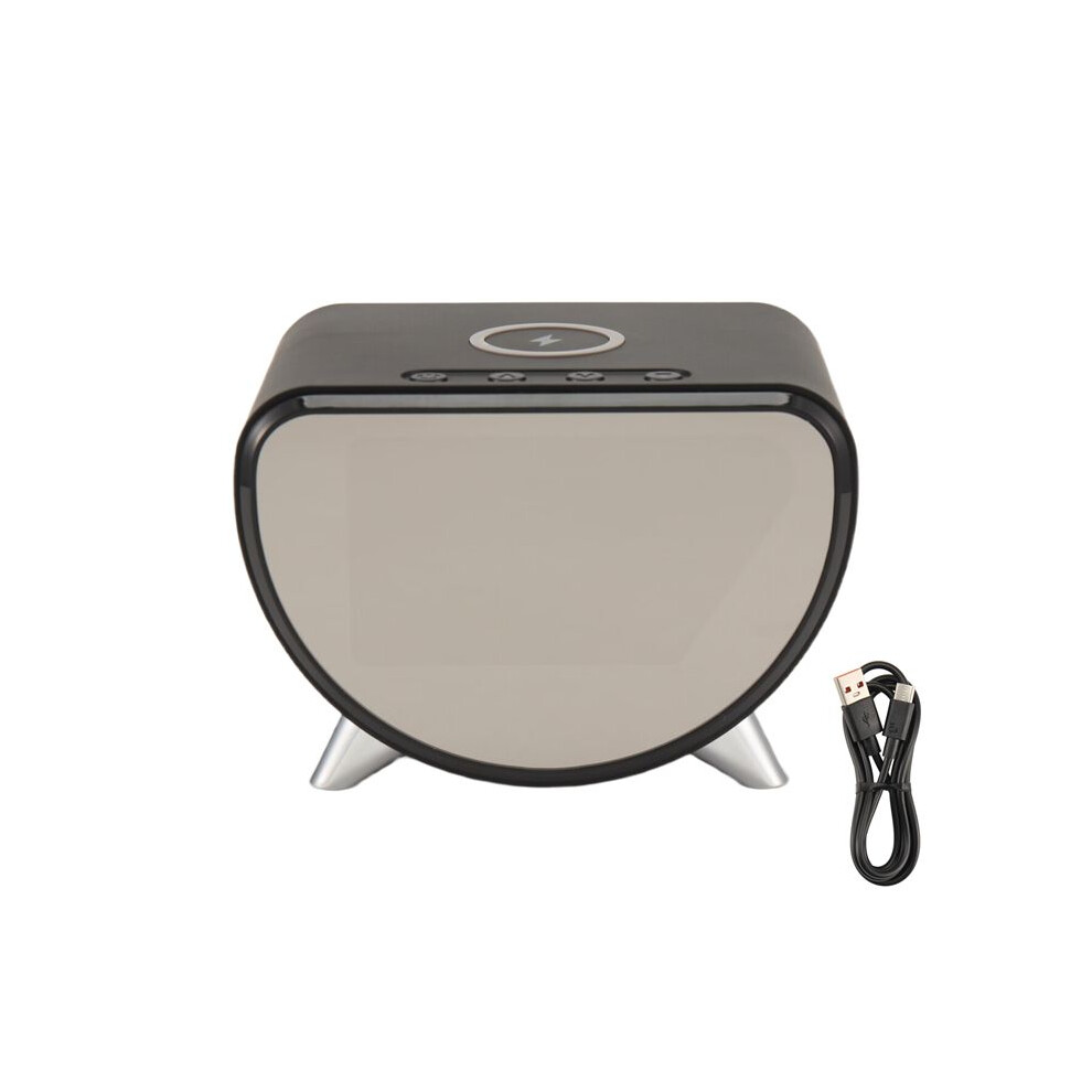 Multifunctional Alarm Clock Temperature Clock Wireless Charger Led Mobile Phone Three In One Wireless Charger 4713401172554