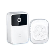 WIFI Videodörrklockakamera med Night Vision HD Trådlös Säkerhet Tvåvägs Intercom Röstväxlare för Hemmet