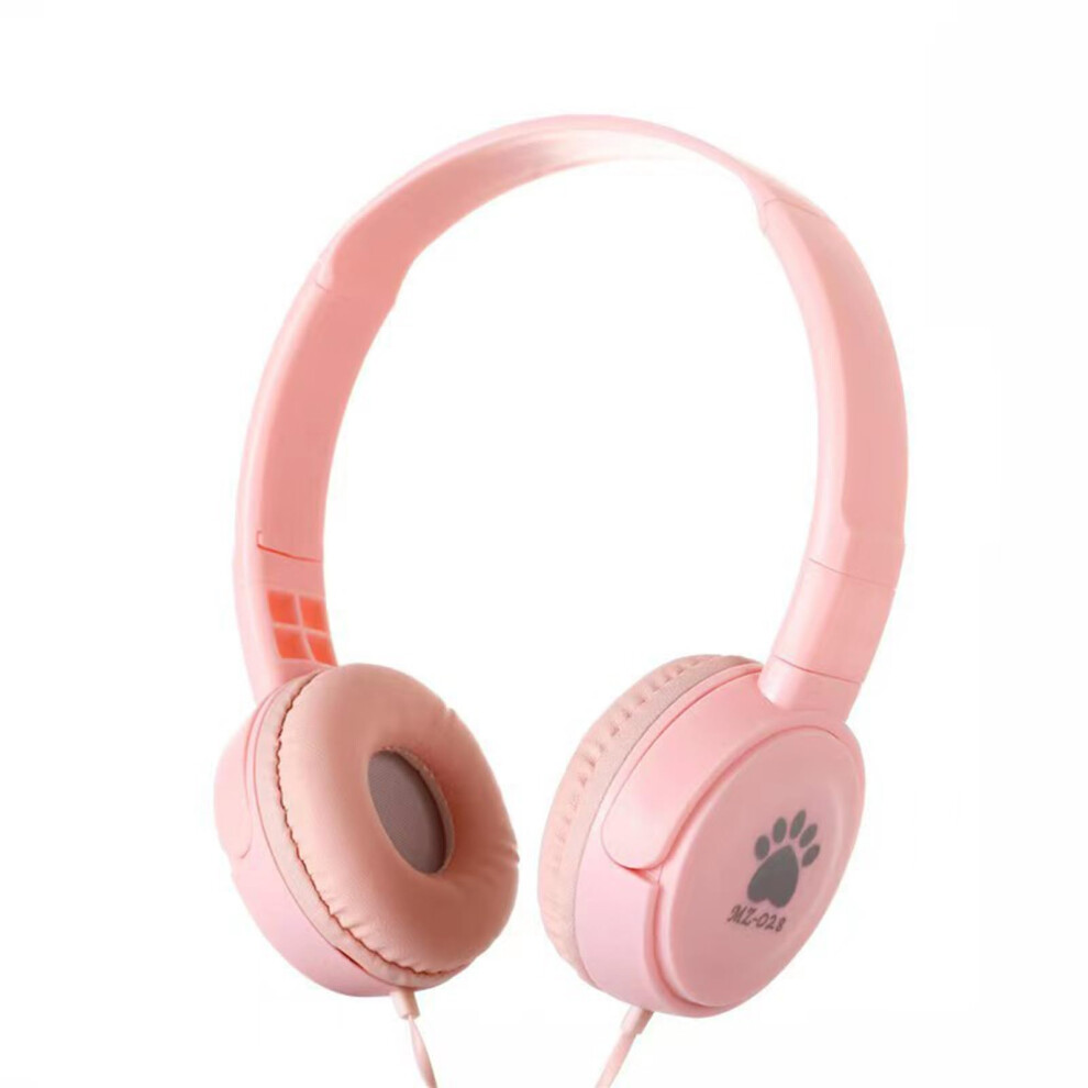 3.5Mm Overear Headphones For Kids Portable Earphones For Mp4/Mp3 Players, Smartphones And Laptops Pink 9382693321466