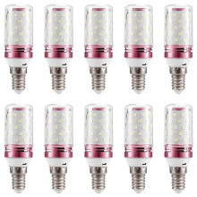 10 Stuks E14 LED-Maïslamp 12W Maïslamp Vervangt Halogeenlampen Kleine Inschroefbare Slimme Energiezuinige Lamp Wit Licht