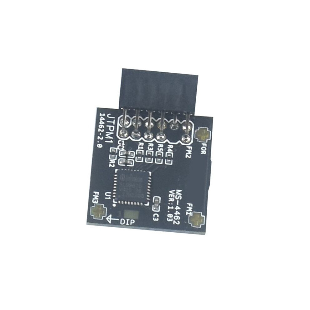 Tpm 2.0 Encryption Security Module Tpm Ms-44462-Spi 12 Pin Spi Tpm2.0 Security Module For Msi Motherboard Saudism